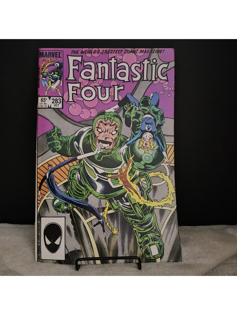 FANTASTIC FOUR # 283, OCT. 1985, JOHN BYRNE STORY AND ART! FINE - VERY FINE